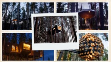 Photo of जमीन पर नहीं, हवा में लटके हैं इस होटल के अनोखे रूम्स