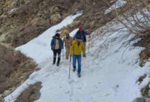 Photo of गोमुख ट्रैक का निरीक्षण करने निकले गंगोत्री नेशनल पार्क के अधिकारी